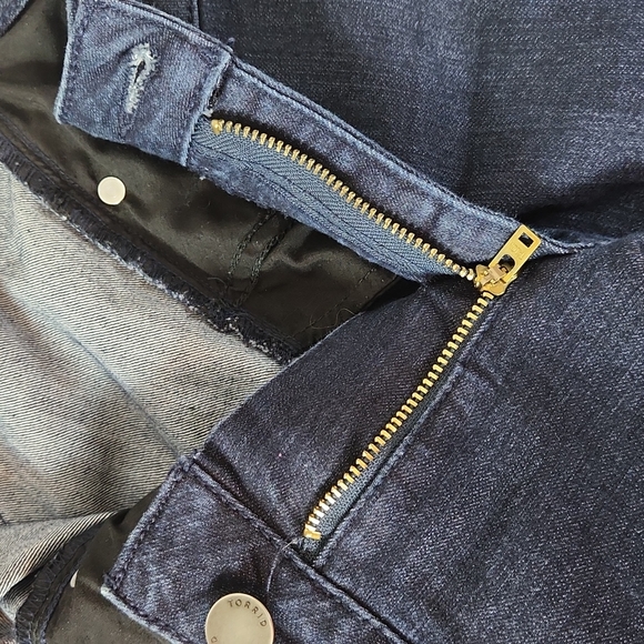 Torrid Trousers, 0317, women's, slim boot jeans, dark wash, casual, Sz 20R - Picture 13 of 15